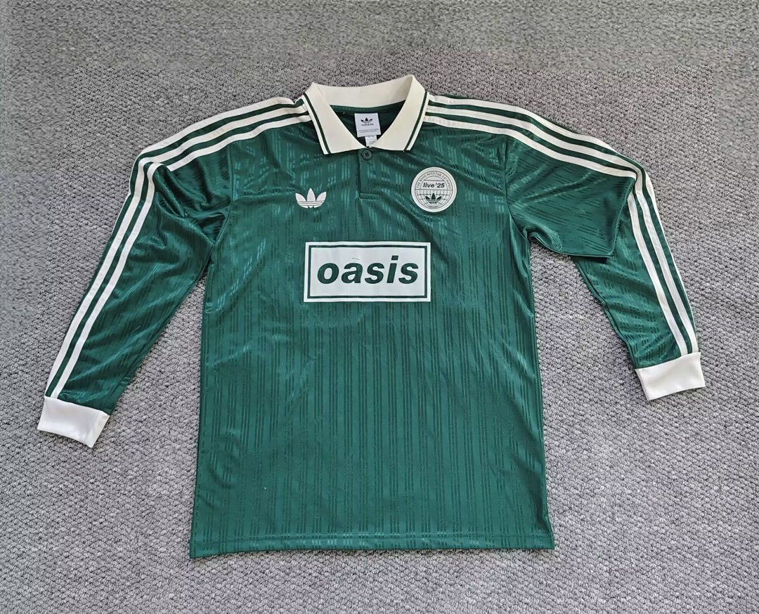 AAA Quality Oasis 25/26 Special Green Long Soccer Jersey